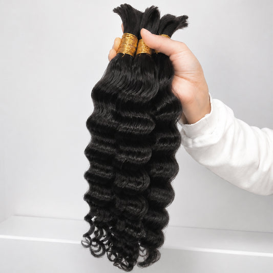 Loose Deep Wave Bulk Human Hair for Braiding