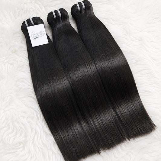 11A Single Drawn Straight Human Hair Bundles