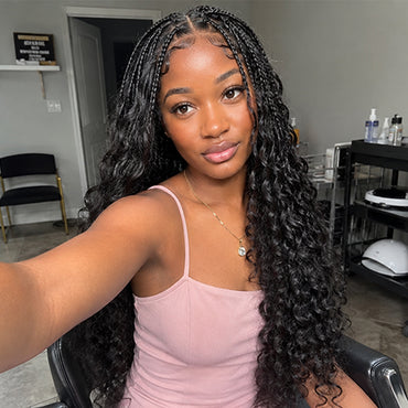 Deep Wave Bulk Human Hair for Braiding