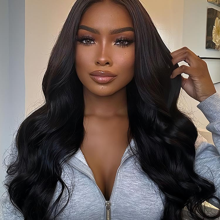 Body Wave 13x4 Transparent Lace Virgin Hair Wigs