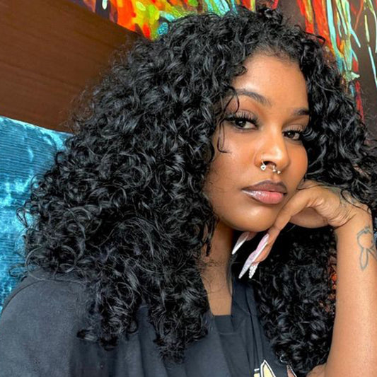 Burmese Curly 13x4 HD Lace Virgin Human Hair Wigs