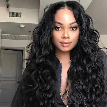 Natural Wave 13x4 Transparent Lace Virgin Human Hair Wigs