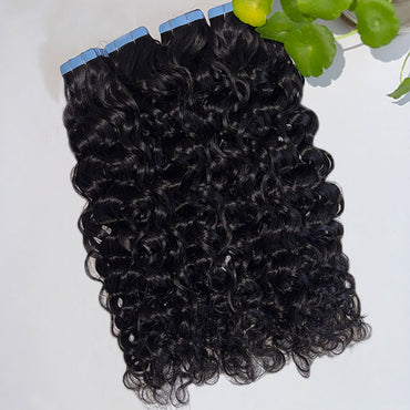 Water Wave Tape Ins Hair Extension