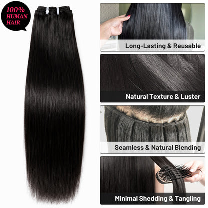 (3Bundles)Straight Virgin Hair Bundles