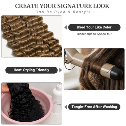 (3Bundles)Burmese Curly Virgin Hair Bundles