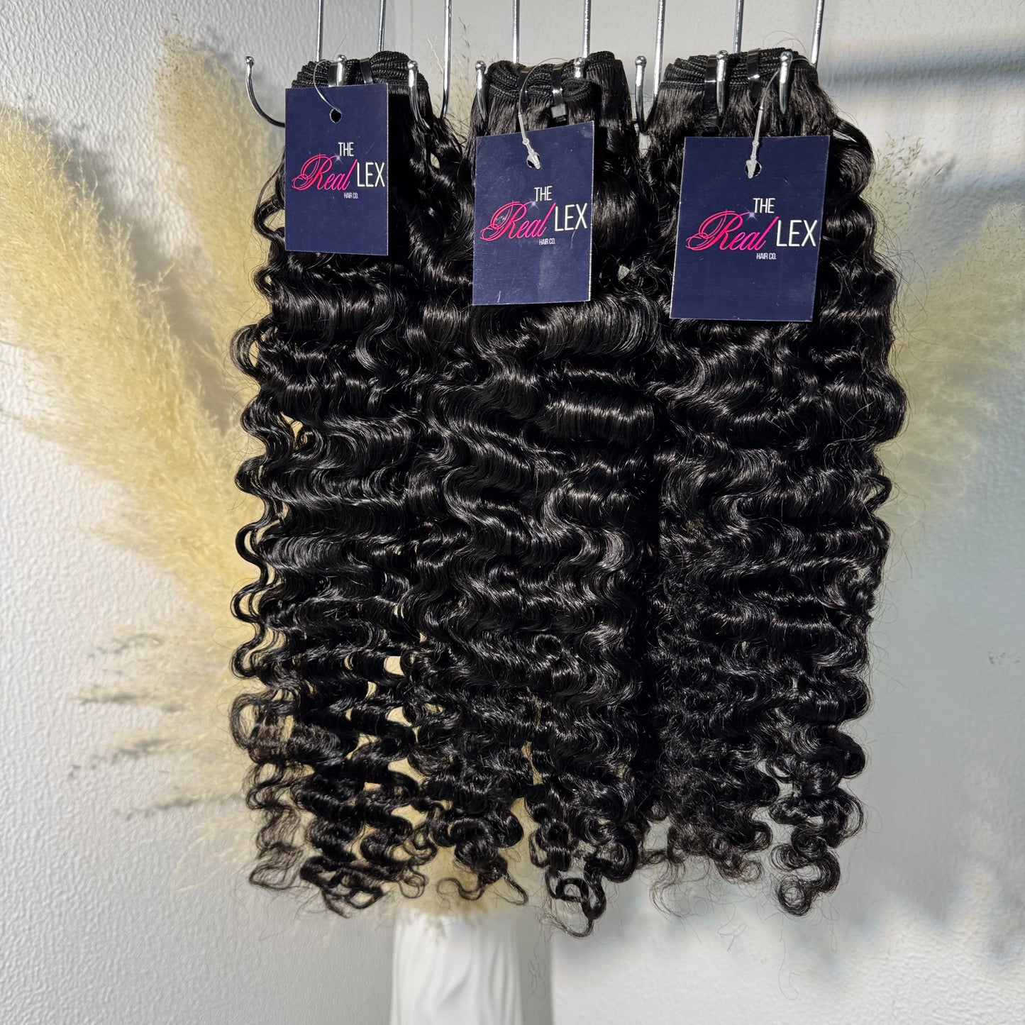 (3Bundles)Indian Curly Virgin Hair Bundles