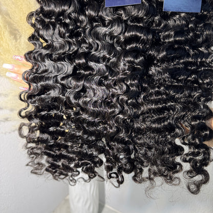 (3Bundles)Indian Curly Virgin Hair Bundles
