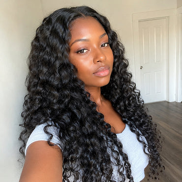 Indian Curly Virgin Hair Bundles Natural Black