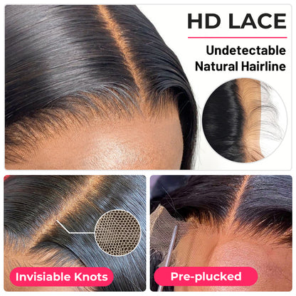 Straight 13x4 HD Lace Virgin Hair Wigs