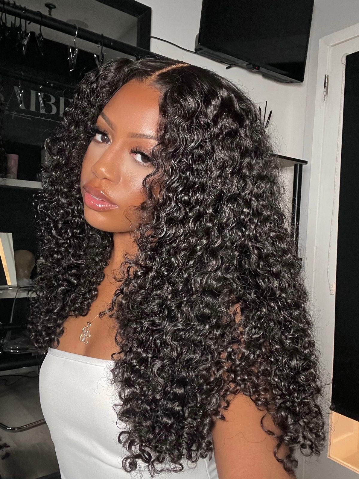 (3Bundles)Deep Curly Virgin Hair Bundles