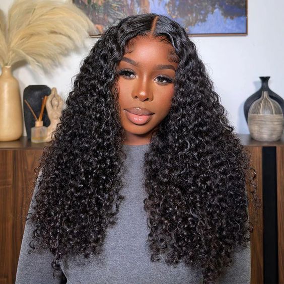 (3Bundles)Burmese Curly Virgin Hair Bundles