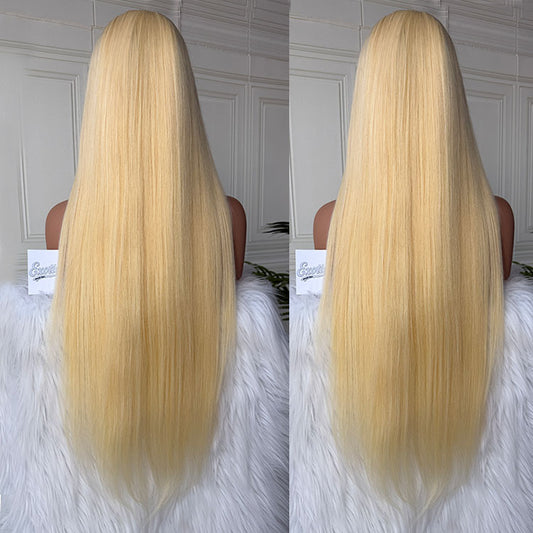 613 Straight 13x4 Transparent Lace Virgin Human Hair Wigs