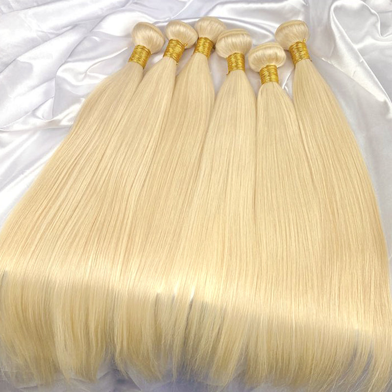 613 Straight Human Hair Bundles