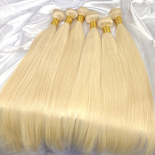613 Straight Human Hair Bundles
