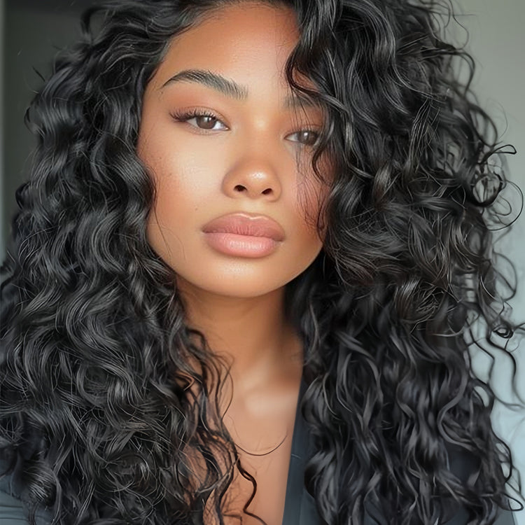 (3Bundles)Bouncy Curly Virgin Hair Bundles