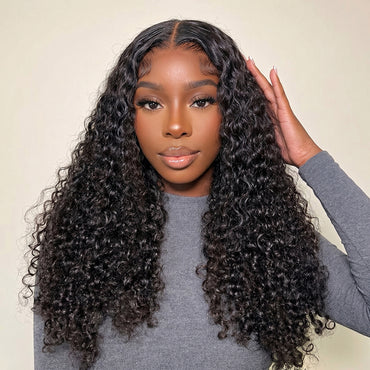 Burmese Curly 13x4 Transparent Lace Virgin Human Hair Wigs 180%