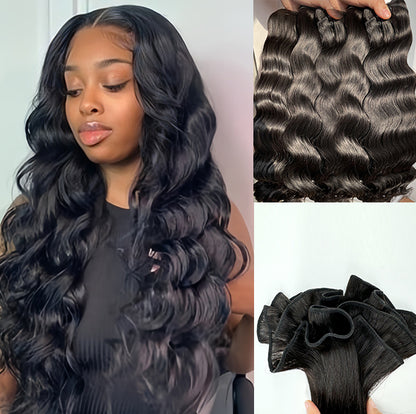 (3Bundles)Cambodian Wavy Virgin Hair Bundles