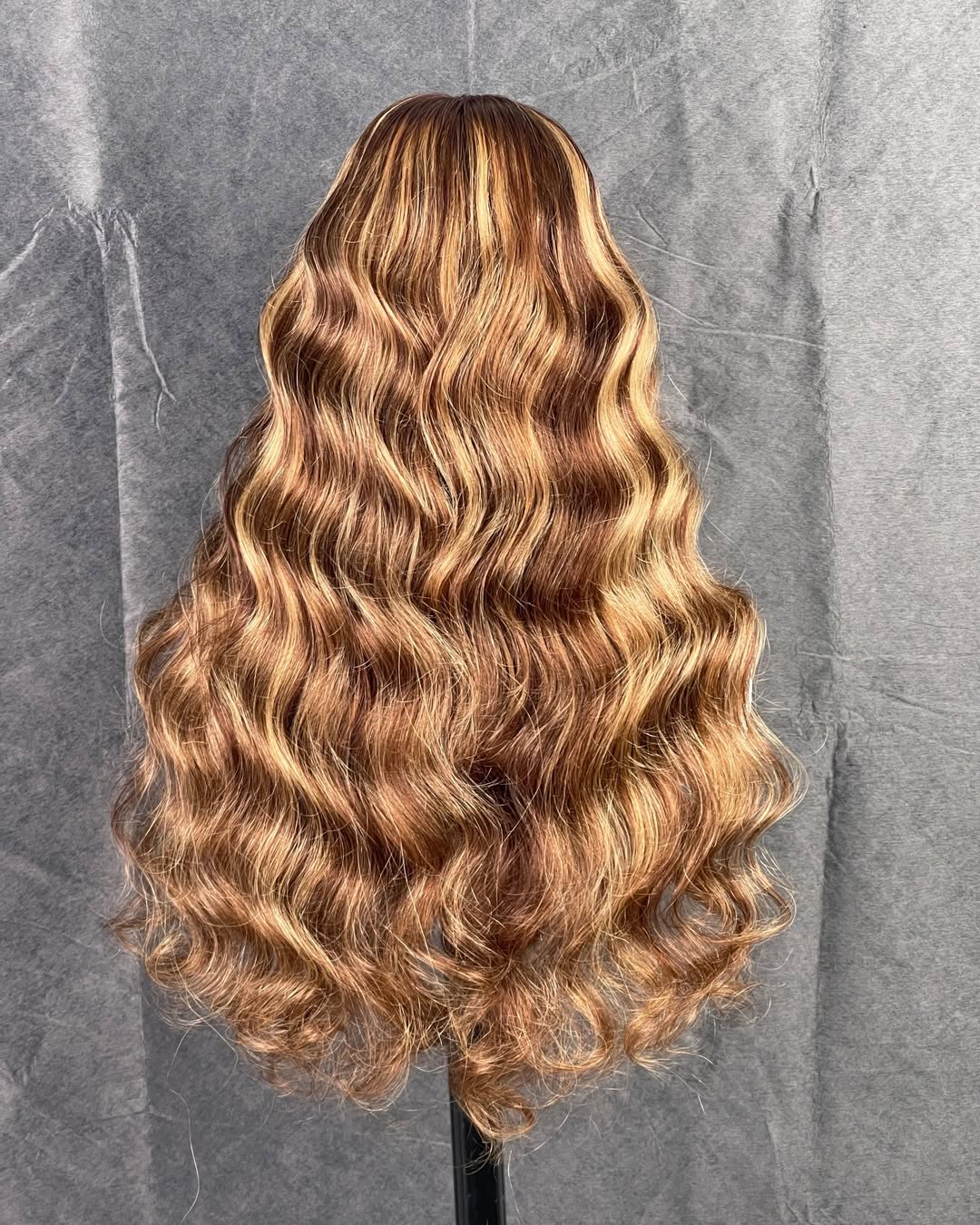 Transparent Lace 13*4 Full Frontal 180% Wig Color #1B/4/27