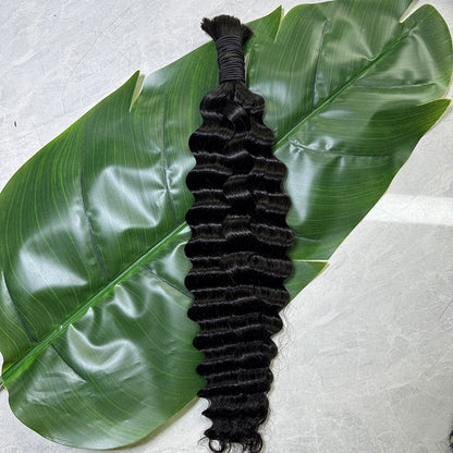 Deep Wave 100% Human Bulk Hair