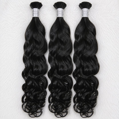 Natural wave Bulk Bulk Human Hair for Braiding
