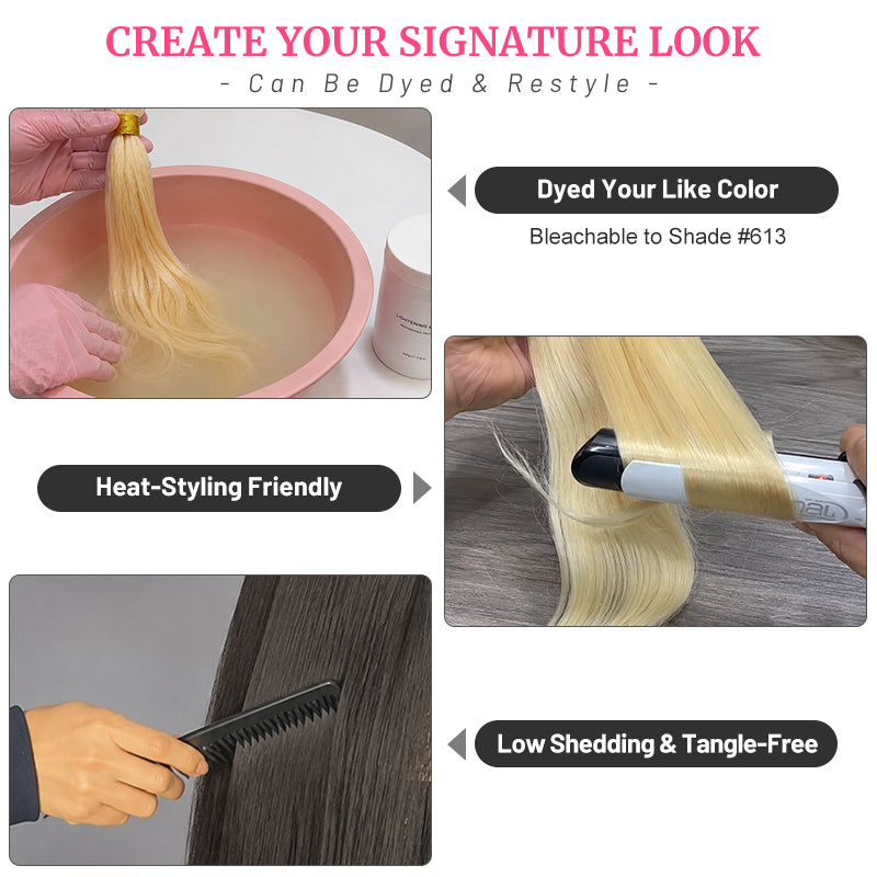 11A Raw Human Hair Single Drawn Straight Bundles