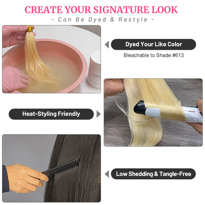 11A Raw Human Hair Single Drawn Straight Bundles