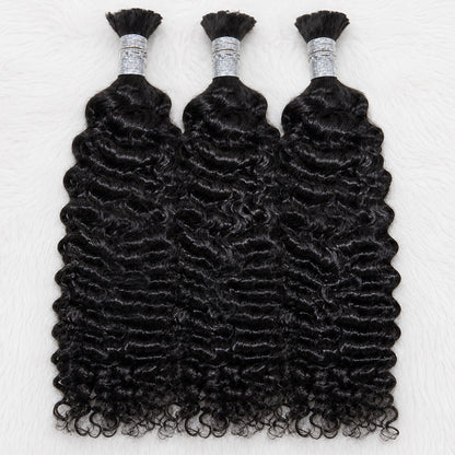 Vietnamese Curly Bulk Human Hair for Braiding