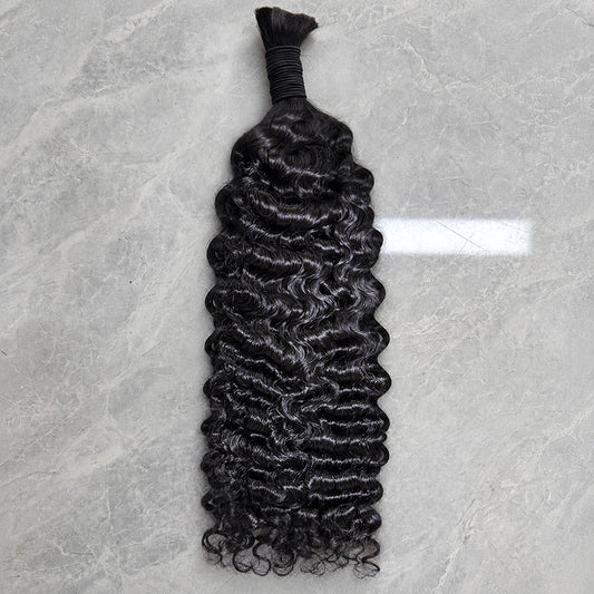 Vietnamese Curly Bulk Human Hair for Braiding