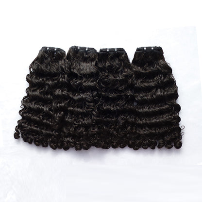 Burmese Curly Virgin Hair Bundles 10a Grade Natural Color