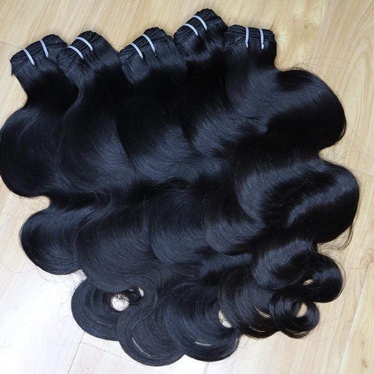 (3Bundles+4x4 Lace Closure)Body Wave Virgin Human Hair