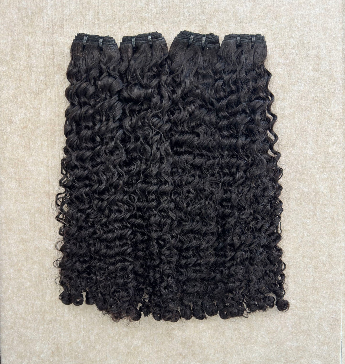 (3Bundles)Burmese Curly Virgin Hair Bundles