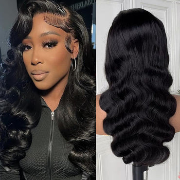 Body Wave 13x4 Transparent Lace Virgin Hair Wigs