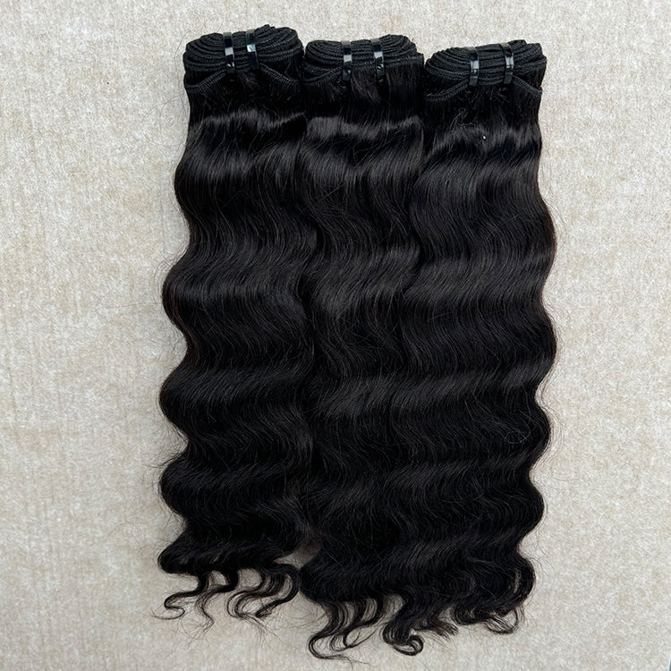 (3Bundles)Cambodian Wavy Virgin Hair Bundles