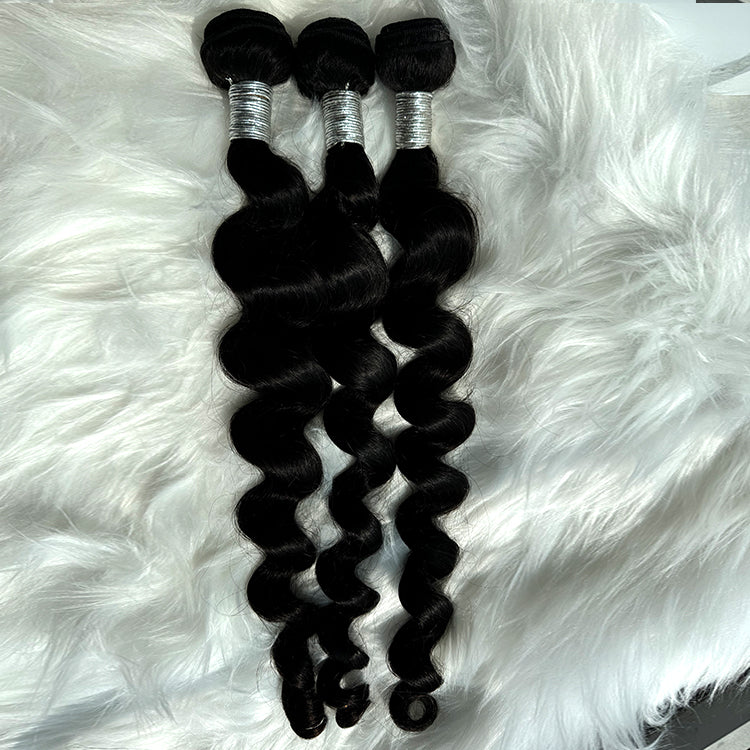 (3Bundles)Loose Deep Wave Virgin Hair Bundles
