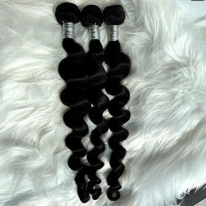 (3Bundles)Loose Deep Wave Virgin Hair Bundles