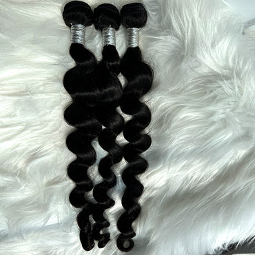 (3Bundles)Loose Deep Wave Virgin Hair Bundles