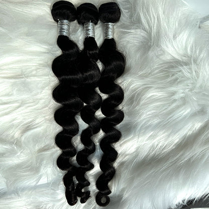 (3Bundles)Loose Deep Wave Virgin Hair Bundles