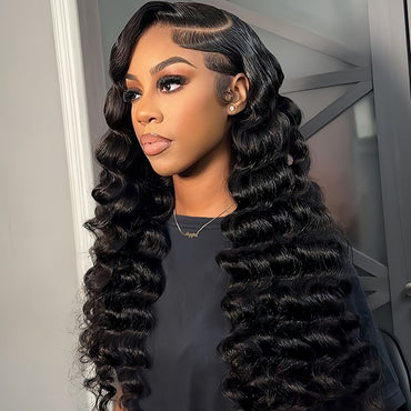 Loose Deep Wave 13x4 Transparent Lace Virgin Hair Wigs