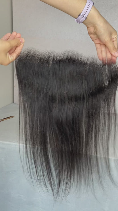 Straight Human Hair HD Lace Frontal