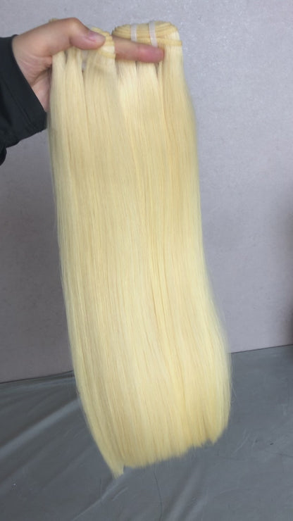 613 Straight Human Hair Bundles