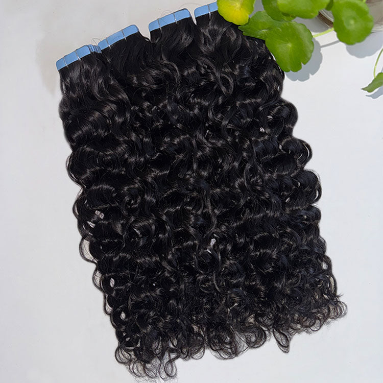 Water Wave Tape Ins Hair Extension