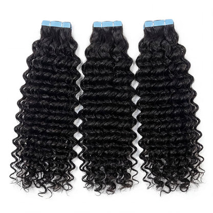 Water Wave Tape Ins Hair Extension
